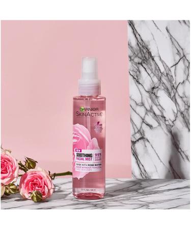 Garnier SkinActive Soothing Facial Mist with Rose Water - 4.4 fl oz for Hydrated Skin - Buy Online on GoSupps.com