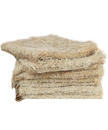 Windy Ridge Co. Natural Chicken Nesting Pads - 10 Pack - Aspen Excelsior Bedding Hen Nest Box Liners - USA Made - 13" x 13"