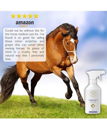C&G Pets Horse Anti Bacterial Anti fungal Antiviral Purple Wound Spray 500 ML 500 ml (Pack of 1) - Buy Online on GoSupps.com