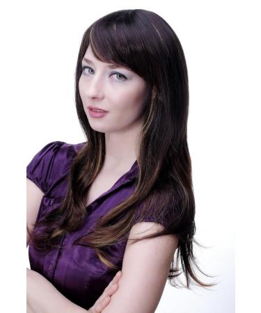 WIG ME UP 9213-2T33-27 Ladies Wig - Long Straight Brown Wig with Light Streaks | International Shipping - Buy Online on GoSupps.com