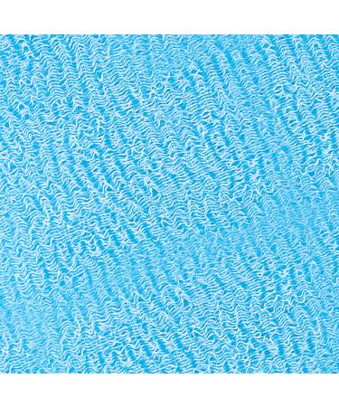4 Pack Exfoliating Washcloth Towels - Japanese Nylon Beauty Skin Bath Sponge - Korean Loofah Bath Cloth - 35 Inches - Blue Pink Yellow Green - Buy Online on GoSupps.com