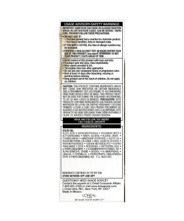 L'Oreal Paris Superior Preference UL61 Ultra Light Ash Brown Hair Color - 1 Pack - Buy Online on GoSupps.com