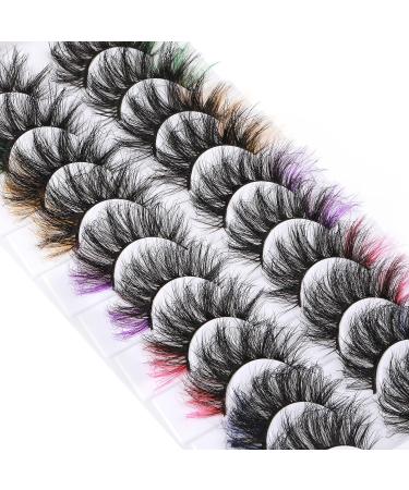 ALPHONSE 20MM 5D High Volume Color False Lashes - 10 Pairs - Buy Online on GoSupps.com