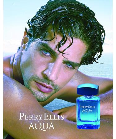 Perry Ellis Aqua Men 4 Pc Gift Set - 3.4oz EDT Spray, 0.25oz EDT Spray, 6.8oz Body Spray, 1.7oz Shower Gel - Buy Online on GoSupps.com