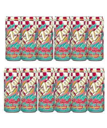 Arizona Sun Brewed Style Iced Tea with Raspberry Flavour 650ml (Pack of 12)