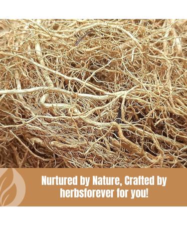 Herbsforever Khas Powder | Vetiveria Zizanioides | Natural Dietary Fiber | Non-GMO Vegan Gluten-Free | 454 GMS - Buy Online on GoSupps.com