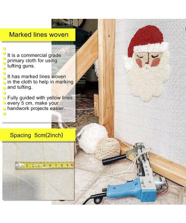 Large Needlework Fabric | Monk's Cloth for Tufting & Rug-Punch | 45''x45 - Buy Online on GoSupps.com
