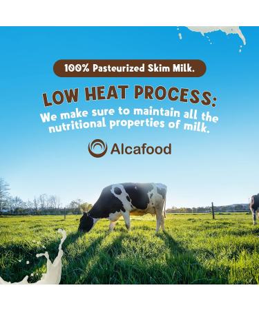 Alcafood Premium 26 oz Non-Fat Instant Dry Milk Powder - Pack of 2 | Easy to Prepare, Just Add Water | Delicious Taste, Resealable Packaging | 1.62 lb - Buy Online on GoSupps.com
