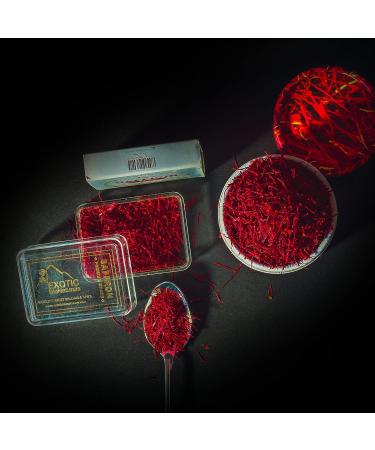 Premium Quality Super Negin Grade A+ Saffron Threads - Pure All Red Saffron Spice for Culinary Delights - Ideal for Paella, Risotto, Saffron Tea, and Golden Milk - 2 Grams (Pack of 1) - Buy Online on GoSupps.com