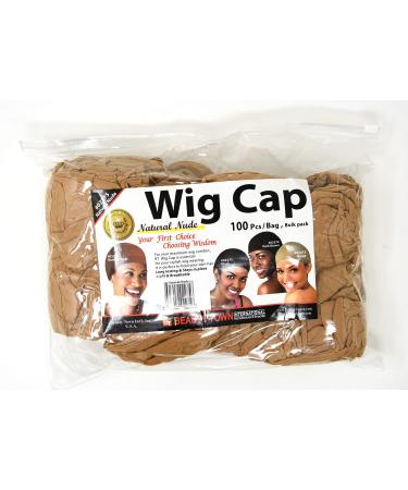 Beauty Town Wig Cap 100 Pieces Bulk Bag Natural Nude - Buy Online on GoSupps.com
