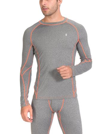 Little Donkey Andy Men's Thermal Underwear Set - Gray X-Large - Wicking Active Long Johns Top & Bottom - Buy Online on GoSupps.com