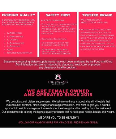 Enclara Nutrition Weight Loss Pills - Fat Burner, Sleep Aid, Appetite Suppressant, Metabolism Booster, Muscle Recovery, Amino Acids - 2 Pack - Buy Online on GoSupps.com