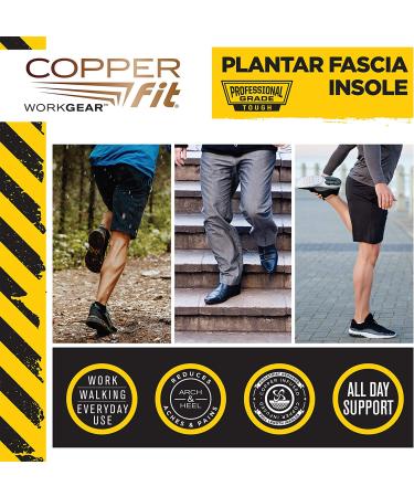 Copper Fit Men's Plantar Fascia Insoles - Blue, Size 9-13 - Buy Online on GoSupps.com