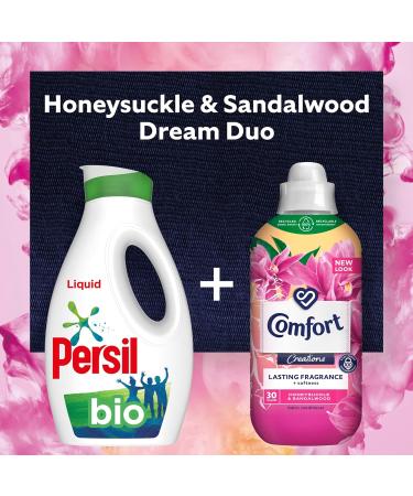 Comfort Creations Honeysuckle & Sandalwood Fabric Conditioner with Stay Fresh technology for 100 days of freshness + fragrance* 30 Wash 900 ml - Buy Online on GoSupps.com