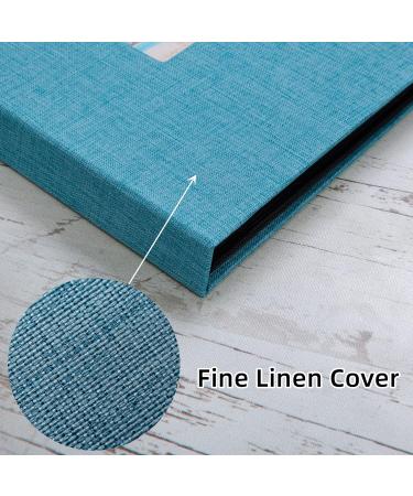 Mublalbum Small Photo Album 4x6 - 2 Pack Blue Linen Cover Mini Albums for 52 Vertical Pictures - 26 Pages each for Artwork, Postcards, Picture Storage - Buy Online on GoSupps.com