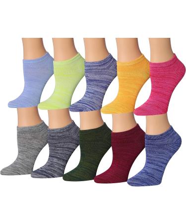 Tipi Toe Women's 20-Pack Colorful Patterned Low Cut Socks 9-11 - Bare Space Dye - Buy Online on GoSupps.com
