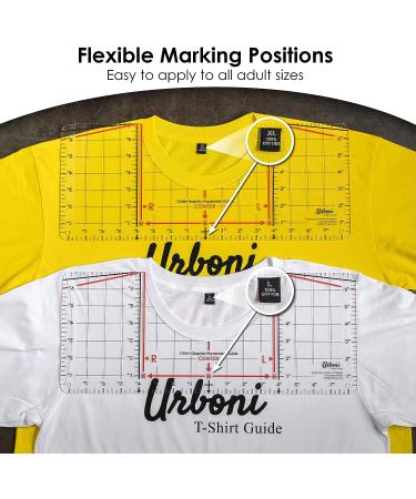 Tshirt Ruler Guide for Vinyl Alignment - Center Designs with Tee Shirt Alignment Tool - Heat Press and Cricut Compatible - 1 Pack - Buy Online on GoSupps.com