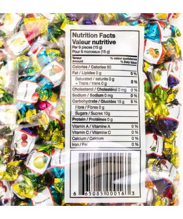 Ogusto Mini Goodies Fruit Flavoured Candies | Assorted Fruit Flavours |750g 1 Pack - Buy Online on GoSupps.com