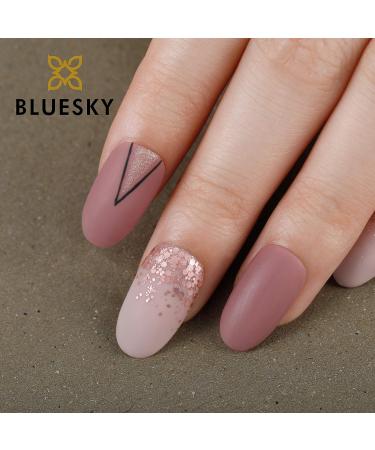 Bluesky Gel Polish Matte No Wipe Top Coat - Large bottle Soak-off UV LED Gel Nail Polish Matte Finish Long Lasting Clear 15ml Matte No Wipe Top Coat 15 ml (Pack of 1) - Buy Online on GoSupps.com