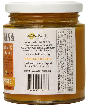 Zcalo Peru Organic Aji Panca Paste - 8oz | Authentic Peruvian Flavor - Buy Online on GoSupps.com
