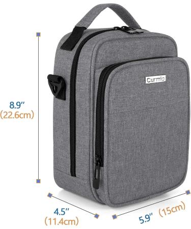 Curmio Insulin Travel Bag - Gray Insulin Cooling Bag for Diabetics | Ideal for Medication & Accessories - Buy Online on GoSupps.com