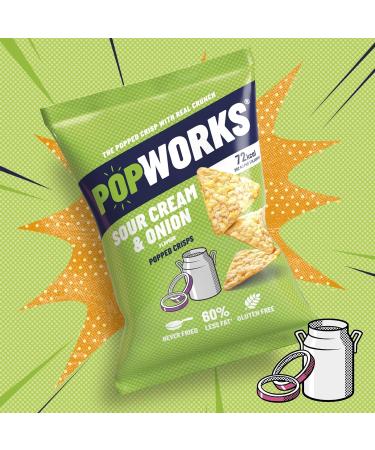 Popworks Sour Cream & Onion BBQ nHFSS 85g - Buy Online on GoSupps.com