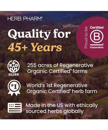 Herb Pharm Guayusa Capsules: USDA Organic Nootropic Brain Supplements for Focus Herbal Nootropic & Energy Support| 60 Vegan Capsules 30 Day Supply* - Buy Online on GoSupps.com