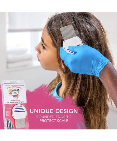 Fairy LiceMothers MagicWand Metal Lice Comb - Specially Designed for Head Lice Removal on Thick and Thin Hair - Buy Online on GoSupps.com