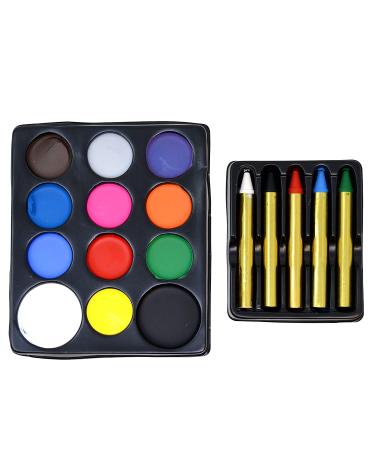 Halloween Makeup Set - 36 PCs Ultimate Family Party Pack for Easy On & Easy Off. Perfect for Halloween Party Suppiles - Buy Online on GoSupps.com