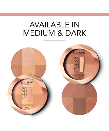 Bourjois Always Fabulous Long-Lasting Bronzing Powder 001 Medium - 9g | Tanning Soil, Light to Long-Lasting Finish | Pack of 1 - Buy Online on GoSupps.com