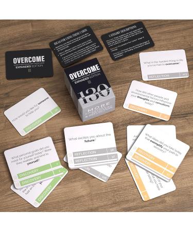 Expanded Addiction Recovery Questions Therapy Game - 130 Cards for Counseling Conversations, Icebreaker for Substance Abuse, Mental Health, Sobriety, Relapse & Suicide Prevention - Buy Online on GoSupps.com