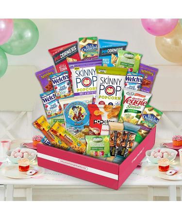 Gluten Free Snack Box Care Package (20 Count) for College Students, Exams, Father's Day, Mother's Day, Military, Finals, Office - Chips, Popcorn, Granola Bars - Gift Idea - Buy Online on GoSupps.com