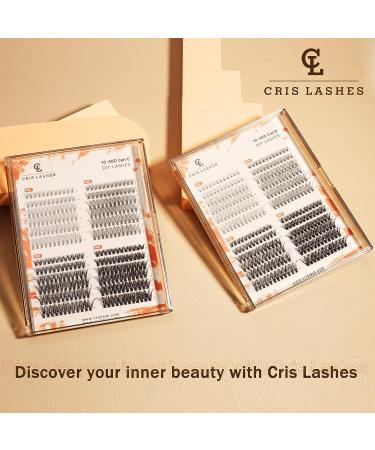 Lash Clusters Individual Lashes 288 Clusters False Eyelash Extensions for DIY Home Application | 10-40D Curl-D | Mix8-16mm - Buy Online on GoSupps.com