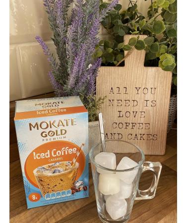 Mokate Gold Premium Iced Coffee Caramel 4 boxes x 8 sachets total 32 - Buy Online on GoSupps.com