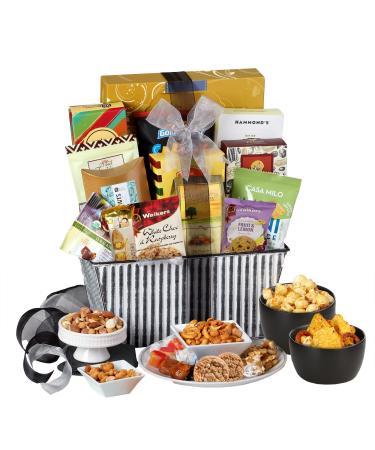 Broadway Basketeers Gourmet Food Gift Basket Snack Gifts for Women, Men, Families, College  Delivery for Holidays, Appreciation, Thank You, Congratulations, Corporate, Get Well Soon Care Package