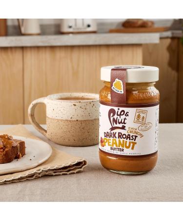Pip & Nut The Ultimate Extra Crunchy Dark Roast Peanut Butter 6 x 300g - Buy Online on GoSupps.com
