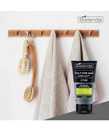 Bielenda Only for Men Super Mat Cleansing Gel with Scrub - 5.3 Oz | International Shipping Available - Buy Online on GoSupps.com