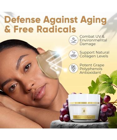 Buy Anti-Aging Day Cream with Olive Oil & Argan - 50X Hydration - International Shipping - 1.7 fl oz - Buy Online on GoSupps.com