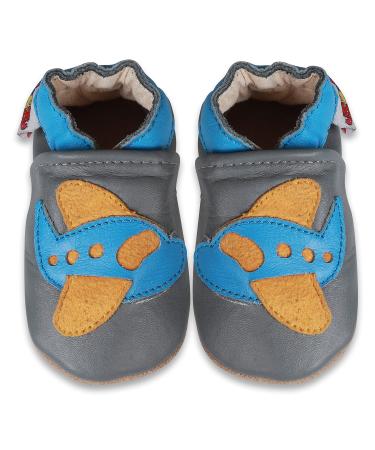 SHADOW DANCE UK Baby Shoes Toddler Shoes with Soft Sole Baby Boy Shoes - Baby Girl Shoes New Born Leather Kids Winter Booties 22 Aeroplane 18-24 Months - Buy Online on GoSupps.com