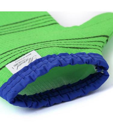 Skyroad(TM) Exfoliating Bath Scrub Mittens - 2 Pack - Made in Korea - Buy Online on GoSupps.com