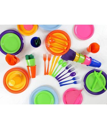 150 Pack Black Plastic Utensils Set - Heavy Duty Cutlery for Parties | 50 Forks, 50 Spoons, 50 Knives - Buy Online on GoSupps.com