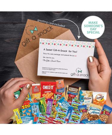 Snack Box Variety Pack Care Package (100 Count) - College Graduation 2022 Gift Basket | Summer Camp Box with Candies, Chips, Cookies | Birthday Sweet Treats for Adults, Kids, Teens, Boys, Girls - Buy Online on GoSupps.com