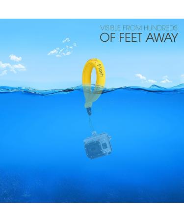 Pack of 2 Nordic Flash Waterproof Camera Floats - Bright Yellow | Keep Your Camera Safe in Water - Buy Online on GoSupps.com