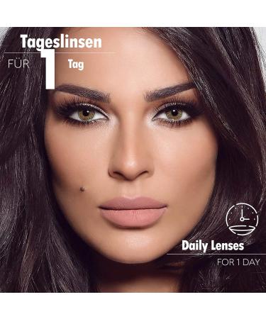 Buy Bella 1-Day Colored Contact Lenses Radiant Hazelnut - Perfect Natural Look for Dark Eyes - No Prescription Needed - Buy Online on GoSupps.com