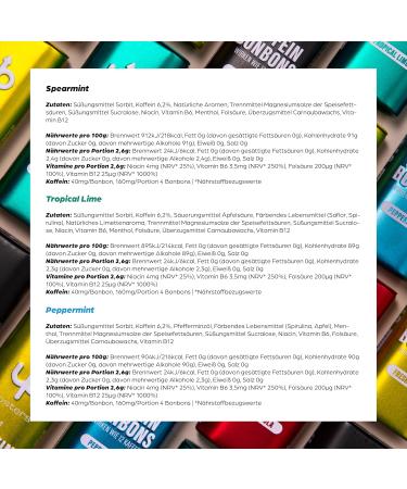 Upsters Energy Caffeine Candies - Fabulous Five - 120 Candies - 60 Caffeine Energy and Energy Drinks - Sugar Free - - Buy Online on GoSupps.com