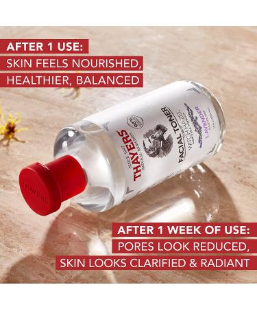 THAYERS Alcohol-Free Lavender Witch Hazel Toner - 12 oz with Aloe Vera | Soothing Facial Treatment - Buy Online on GoSupps.com