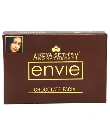 Keya Seth Aromatherapy Envie Chocolate Facial Kit with Polisher and Pack Toning Gel Massage and Nourishing Cream - Set of 2