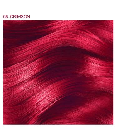 Adore Vegan & Cruelty-Free Hair Dye - 068 Crimson 4 Fl Oz (Pack of 2) - Buy Online on GoSupps.com