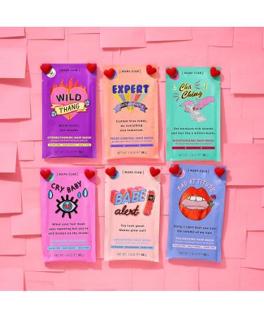 MANE CLUB Expert Procrastinator Deep Conditioner - Cruelty Free Vegan Sulfate & Paraben Free - Pack of 6 (5.4 Fl Oz) - International Shipping Available - Buy Online on GoSupps.com
