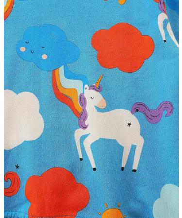 Girls Unicorn Sweatshirt | Cotton Long Sleeve Top for Kids 6-7 Years | Toddler Casual Jumper | Children's T-Shirt for Ages 1-12 - Buy Online on GoSupps.com